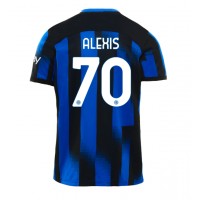 Stroje piłkarskie Inter Milan Alexis Sanchez #70 Koszulka Podstawowej 2023-24 Krótki Rękaw